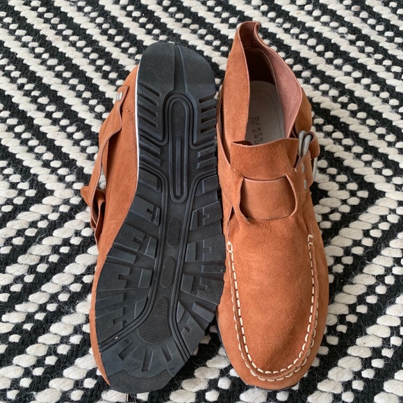 Derek Lam 10 Crosby Suede Brown Slip- Ons - Picture 2 of 8